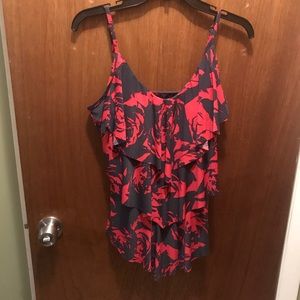 Magicsuit tiered tankini top